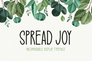Spread Joy Font Download
