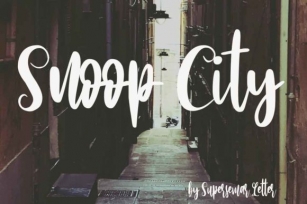 Snoop City Font Download