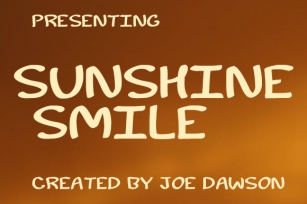Sunshine Smile Font Download