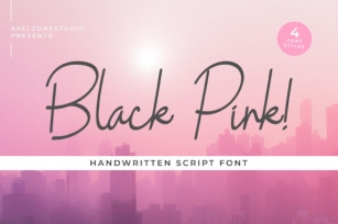 Black Pink Font Download