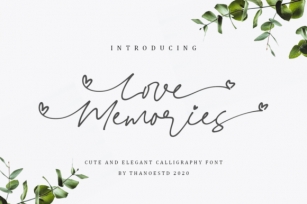 Love Memories Font Download