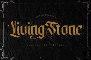 Livingstone - Blackletter Decorative Font Font Download