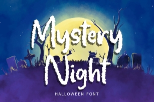 Mystery Night Helloween Font Font Download