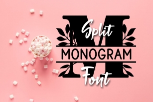 Bogi Split Monogram Font Font Download