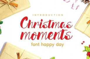 Christmas moments Font Download