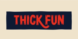 Thick Fun Font Download