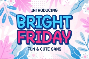 Bright Friday Font Download
