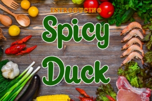 Spicy Duck Font Download