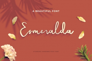 Esmeralda Handwritten Font Font Download