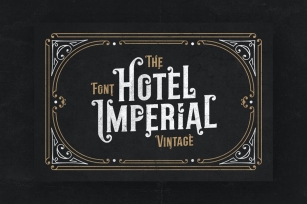 Hotel Imperial Retro Font Font Download