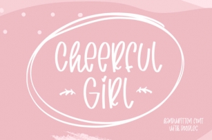 Cheerful Girl Font Download