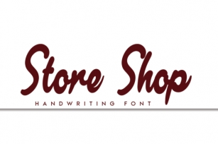 Store Shop Font Download