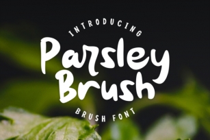 Parsley Brush Font Download