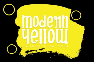 Modern Yellow Font Download