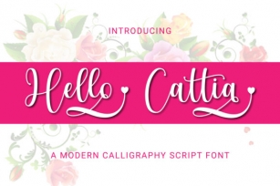 Hello Cattia Font Download