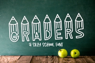 Graders - A School Font Perfect For Teachers & Students! Font Download