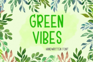 Green Vibes Font Download