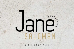 Jane Saloman Font Download