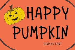 Happy Pumpkin Font Download