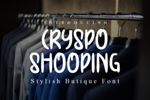 Cryspo Shooping Font Download