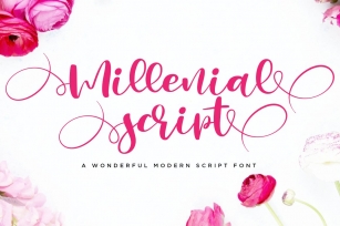 Millenial Script Modern Calligraphy Font Download