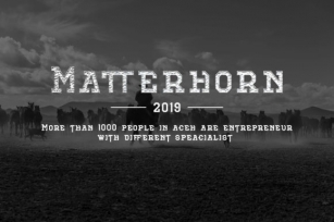 Matterhorn Font Download