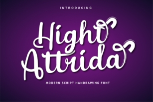 Hight Attrida Font Download