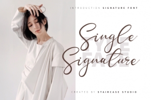 Single Signature Font Download