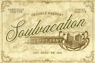 Soulvacation Font Download