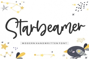 Starbeamer YH - Handwritten Font Font Download