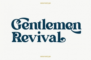 Gentlemen Revival Font Download