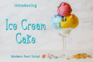 Ice Cream Cake Font Download