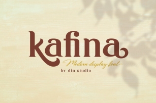 Kafina - Modern Serif Font Font Download