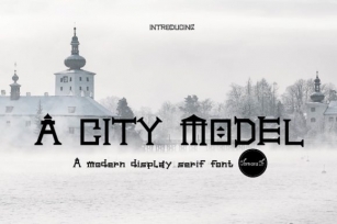 A City Model Font Download