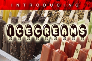Icecreams Font Download