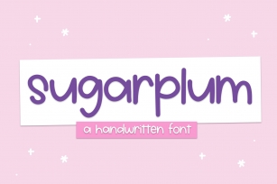 Sugarplum - A Cute Handwritten Font Font Download