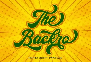 The Backro Font Download