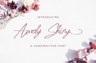 Awely Shiny - Handwritten Fon Font Download