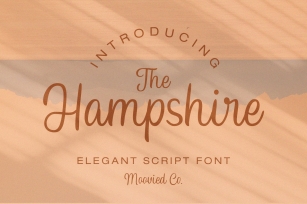 Hampshire Elegant Script Font Download