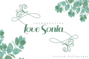 Love Sonia Font Download