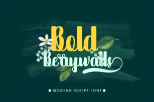 Bold Berrywalls Font Download