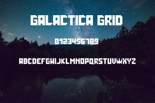 Galactica Grid Font Font Download