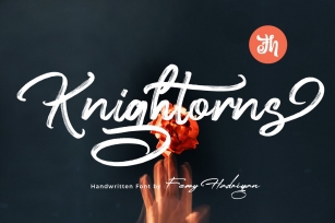 Knightorns - Handwritten Font Font Download