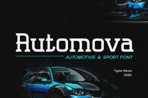 Automova Sport Font Font Download