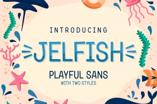 Jelfish - Playful Sans Font Download