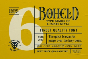 Boheld Font Collection Font Download
