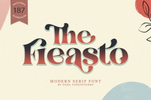 The FieastoModern serif Font Font Download