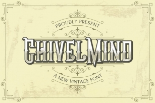Chivel Mind - Vintage Font Font Download