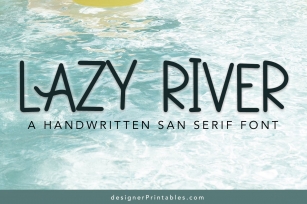 Lazy River Font Font Download