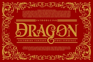 Dragon | Victorian Font Typeface Font Download